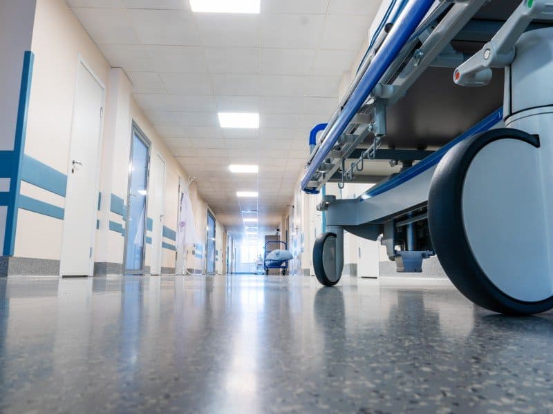hospital homogeneous flooring